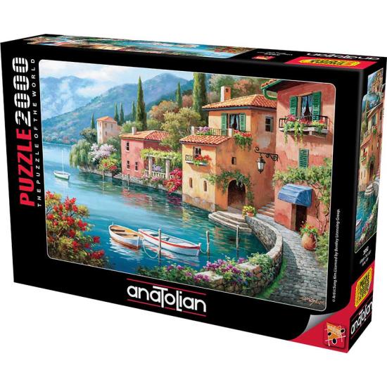 Puzzle Anatolian Pueblo a la Orilla del Lago de 2000 Piezas Puzzle Anatolian Pueblo a la Orilla del Lago de 2000 Piezas