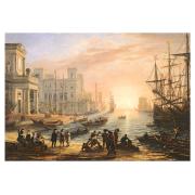 Puzzle Anatolian Puerto Marítimo Al Atardecer de 2000 Piezas