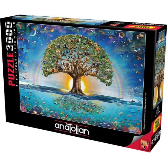 Puzzle Anatolian Árbol de la Vida de 3000 Pzs Puzzle Anatolian Árbol de la Vida de 3000 Pzs