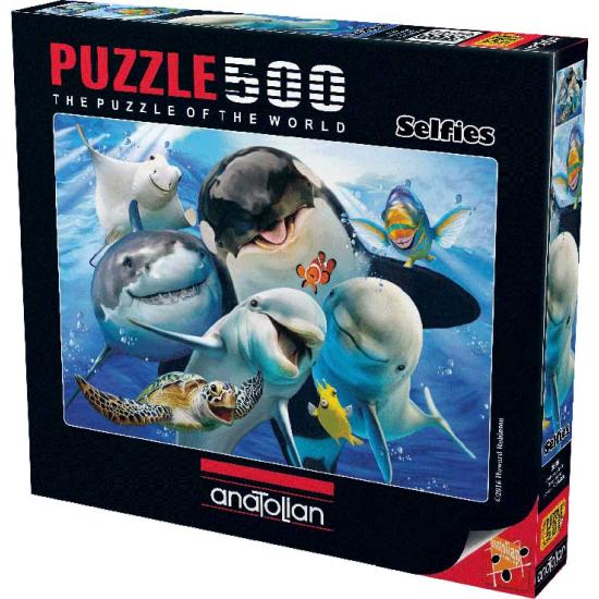 Puzzle Anatolian Selfie en el Océano de 500 Piezas