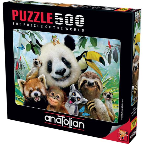 Puzzle Anatolian Selfie en el Zoo de 500 Piezas Puzzle Anatolian Selfie en el Zoo de 500 Piezas