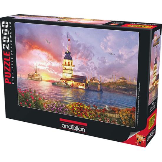 Puzzle Anatolian Tarde en la Torre de la Doncella 2000 Piezas Puzzle Anatolian Tarde en la Torre de la Doncella 2000 Piezas