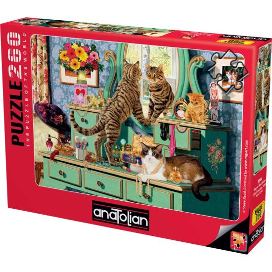 Puzzle Anatolian Tocador para Gatos de 260 Piezas Puzzle Anatolian Tocador para Gatos de 260 Piezas