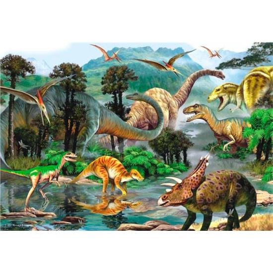 Puzzle Anatolian Valle Encantado de Dinosaurios de 260 Piezas