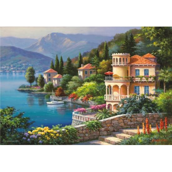 Puzzle Anatolian Villa con Vista al Lago de 2000 Piezas Puzzle Anatolian Villa con Vista al Lago de 2000 Piezas