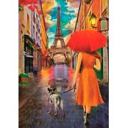 Puzzle Art Puzzle Amistad Bajo la Lluvia de 500 Piezas