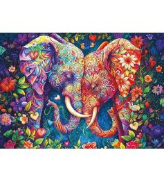 Puzzle Art Puzzle Amor De Elefante de 1000 Piezas