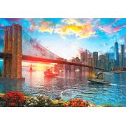 Puzzle Art Puzzle Atardecer en Nueva York de 1000 Piezas