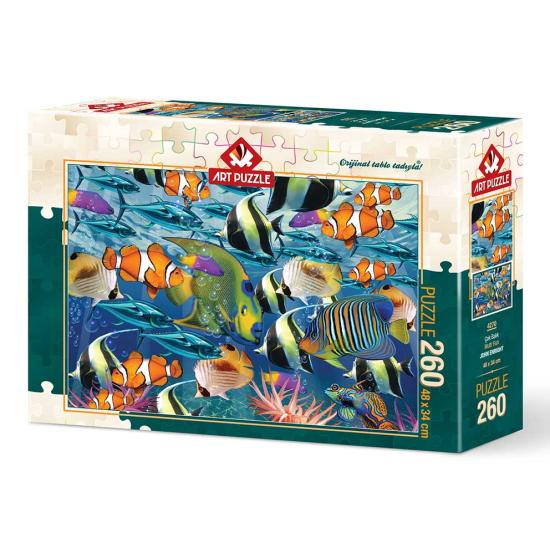 Puzzle Art Puzzle Banco de Peces Tropicales de 260 Piezas