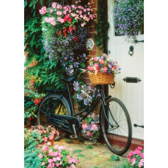 Puzzle Art Puzzle Bicicleta Floral de 500 Piezas