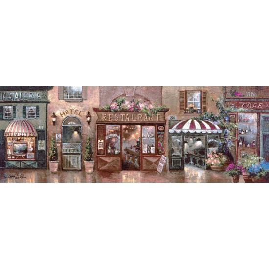 Puzzle Art Puzzle Café en el Paseo I de 1000 Piezas