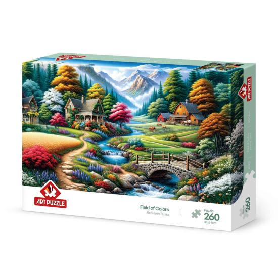 Puzzle Art Puzzle Campo de Colores de 260 Piezas Puzzle Art Puzzle Campo de Colores de 260 Piezas