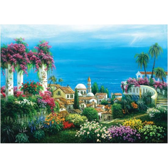 Puzzle Art Puzzle Casa de Campo a Orillas del Lago 3000 Piezas