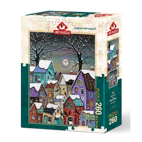 Puzzle Art Puzzle Casa en Invierno de 260 Piezas Puzzle Art Puzzle Casa en Invierno de 260 Piezas
