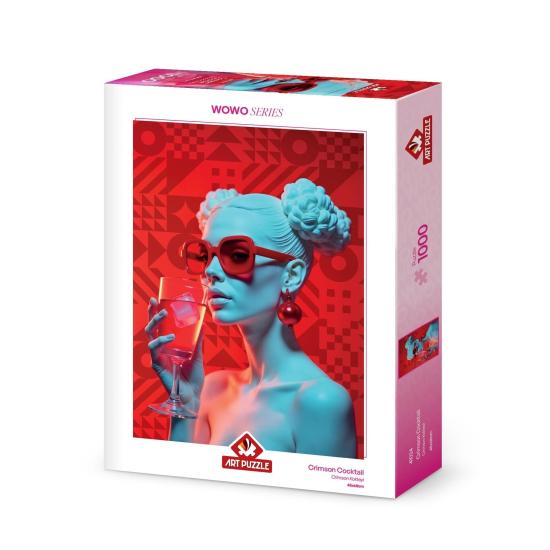 Puzzle Art Puzzle Cóctel Carmesí de 1000 Piezas