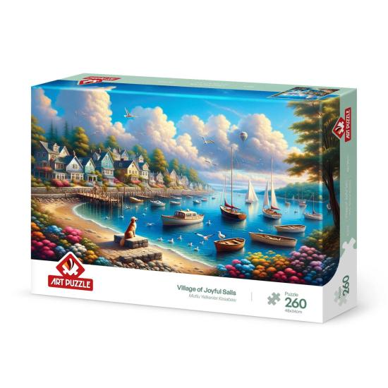 Puzzle Art Puzzle Ciudad de las Velas Felices de 260 Piezas Puzzle Art Puzzle Ciudad de las Velas Felices de 260 Piezas