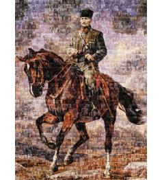 Puzzle Art Puzzle Collage de Mustafa Kemal a Caballo de 1000 Pi