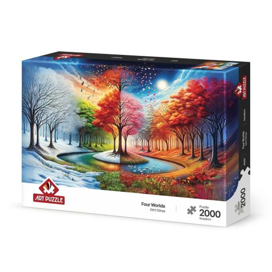 Puzzle Art Puzzle Cuatro Mundos de 2000 Piezas