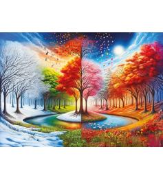 Puzzle Art Puzzle Cuatro Mundos de 2000 Piezas