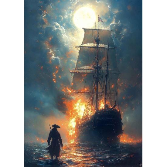 Puzzle Art Puzzle Tras las Llamas de 1000 Piezas Puzzle Art Puzzle Tras las Llamas de 1000 Piezas