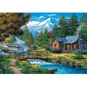 Puzzle Art Puzzle Dos Cascadas de 2000 Piezas