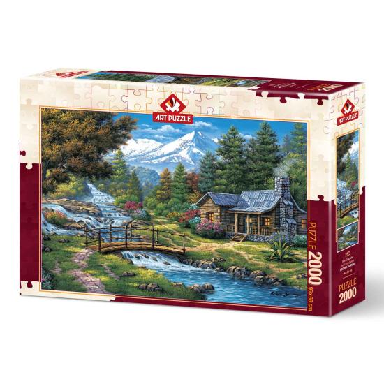 Puzzle Art Puzzle Dos Cascadas de 2000 Piezas Puzzle Art Puzzle Dos Cascadas de 2000 Piezas