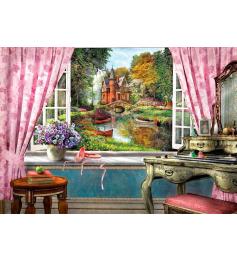 Puzzle Art Puzzle El Castillo desde Mi Ventana de 1500 Piezas