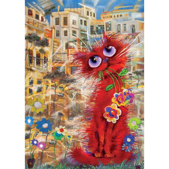 Puzzle Art Puzzle El Gato Rojo de 260 Piezas Puzzle Art Puzzle El Gato Rojo de 260 Piezas