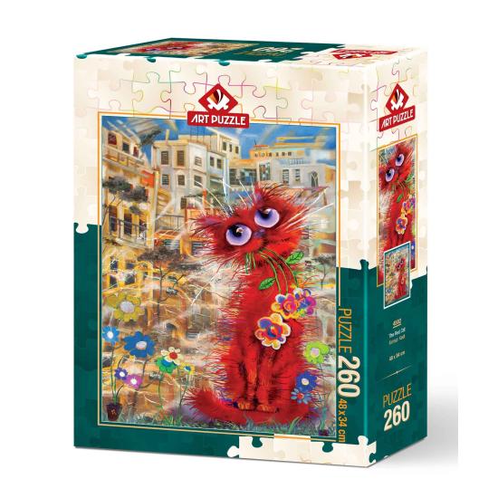 Puzzle Art Puzzle El Gato Rojo de 260 Piezas Puzzle Art Puzzle El Gato Rojo de 260 Piezas