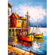 Puzzle Art Puzzle El Puerto Naranja de 500 Piezas