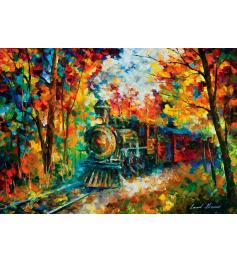 Puzzle Art Puzzle El Tren del Otoño de 500 Piezas