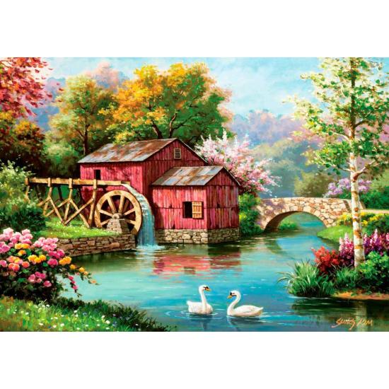 Puzzle Art Puzzle El Viejo Molino Rojo de 1000 Piezas Puzzle Art Puzzle El Viejo Molino Rojo de 1000 Piezas
