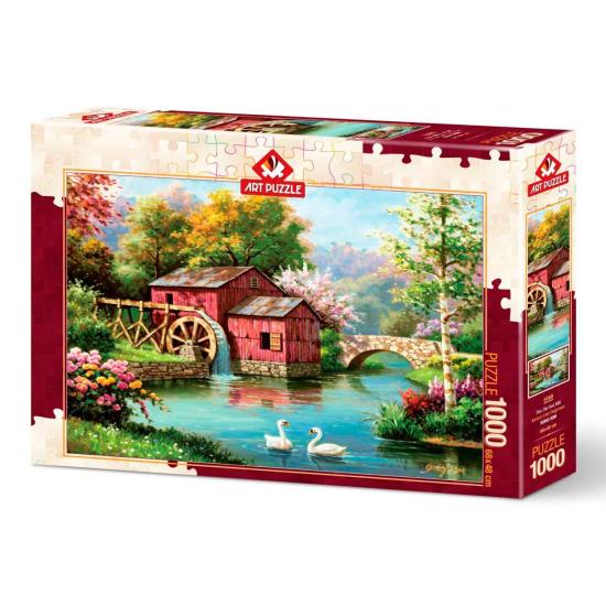 Puzzle Art Puzzle El Viejo Molino Rojo de 1000 Piezas Puzzle Art Puzzle El Viejo Molino Rojo de 1000 Piezas