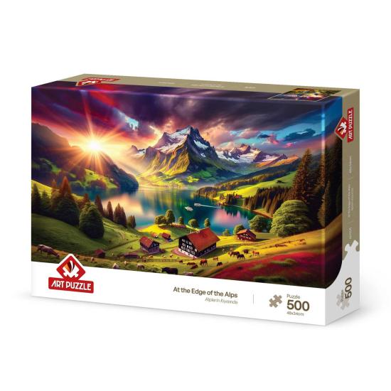 Puzzle Art Puzzle Al Borde de los Alpes de 500 Piezas Puzzle Art Puzzle Al Borde de los Alpes de 500 Piezas