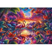 Puzzle Art Puzzle Encuentro De Flamencos de 2000 Piezas