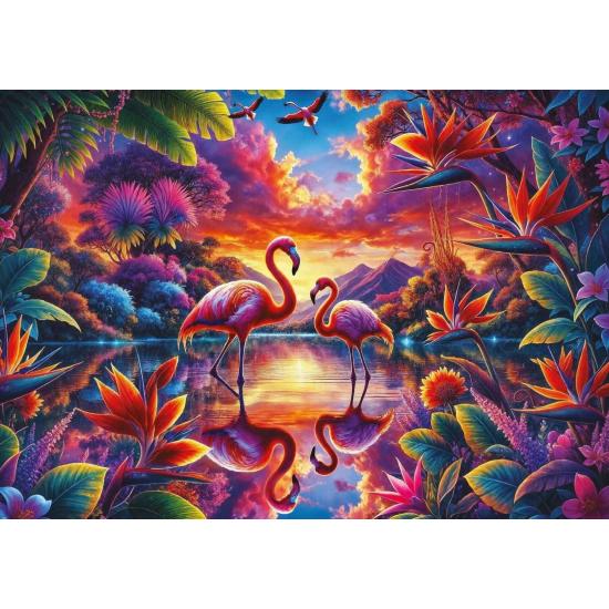 Puzzle Art Puzzle Encuentro De Flamencos de 2000 Piezas