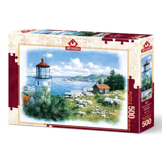 Puzzle Art Puzzle Faro Frente al Mar de 500 Piezas Puzzle Art Puzzle Faro Frente al Mar de 500 Piezas