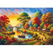 Puzzle Art Puzzle Festival De Riverside de 1500 Pzs