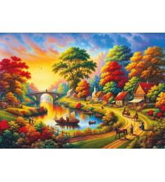 Puzzle Art Puzzle Festival De Riverside de 1500 Pzs