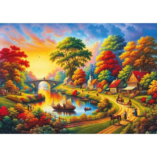 Puzzle Art Puzzle Festival De Riverside de 1500 Pzs