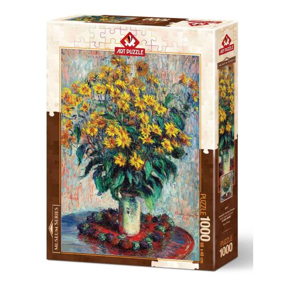 Puzzle Art Puzzle Flores de Alcachofa de Jerusalén de 1000 Pzs Puzzle Art Puzzle Flores de Alcachofa de Jerusalén de 1000 Pzs