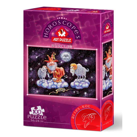 Puzzle Art Puzzle Horóscopo Aries de 100 Piezas Puzzle Art Puzzle Horóscopo Aries de 100 Piezas