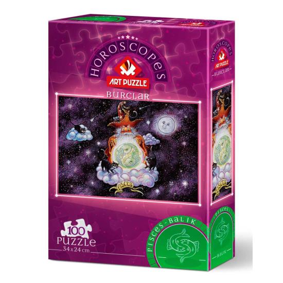 Puzzle Art Puzzle Horóscopo Piscis de 100 Piezas