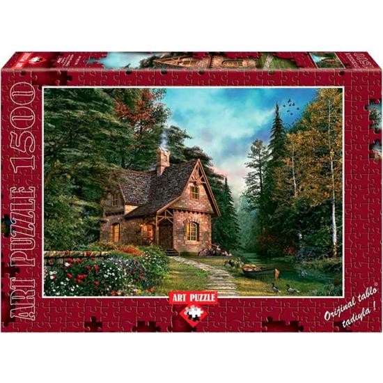 Puzzle Art Puzzle La Cabaña del Bosque de 1500 Piezas