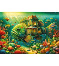 Puzzle Art Puzzle La Casa De Los Peces de 1000 Piezas