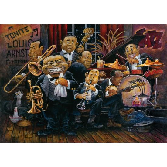 Puzzle Art Puzzle La Orquesta de Louis Armstrong de 1500 Piezas