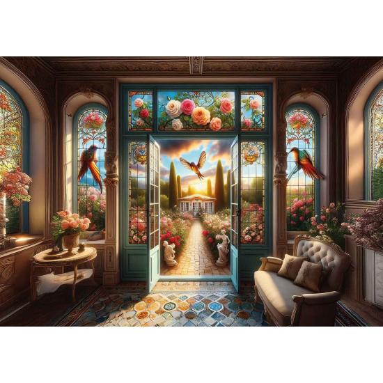 Puzzle Art Puzzle La Puerta a la Primavera de 500 Piezas