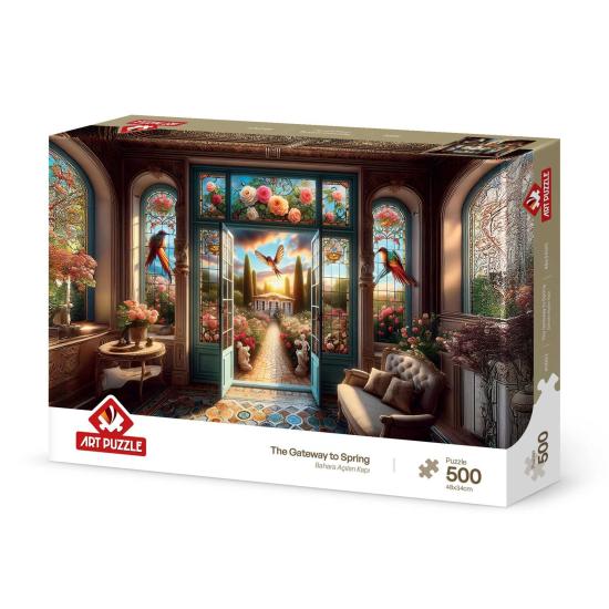 Puzzle Art Puzzle La Puerta a la Primavera de 500 Piezas