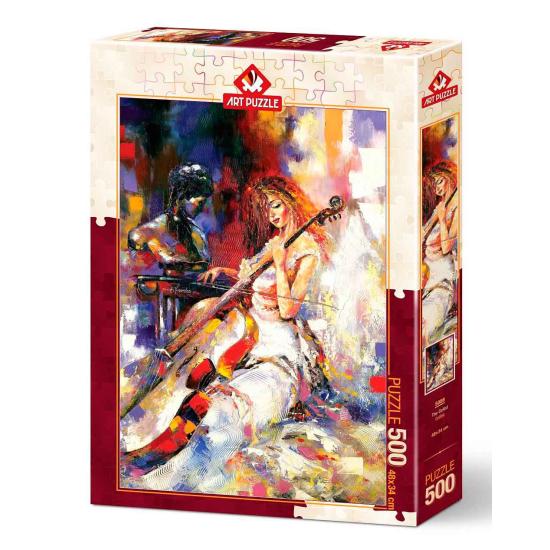 Puzzle Art Puzzle La Violonchelista de 500 Piezas