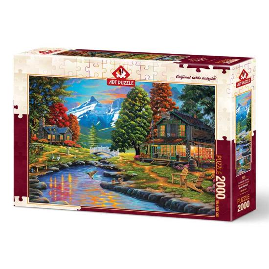 Puzzle Art Puzzle Las Dos Orillas del Bosque de 2000 Piezas Puzzle Art Puzzle Las Dos Orillas del Bosque de 2000 Piezas